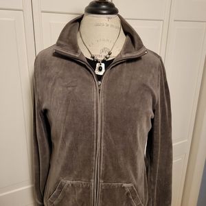 ⭐️🎄 2for$10 SALE Talbots Soft Grey Velour Sweatshirt